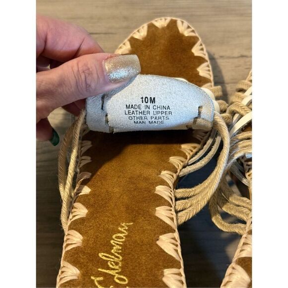 Sam Edelman Wood Platform Slip On Sandals Women’s Size 10 - Picture 5 of 9